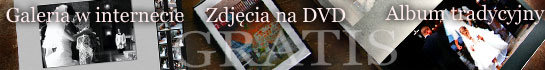 Galeria zdj�� �lubnych w internecie. Album tradycyjny. Zdj�cia ze �lubu na DVD GRATIS